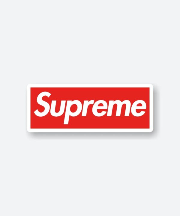 Supreme Logo Sticker Supreme Logo Sticker
