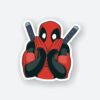 Surprised Deadpool Sticker