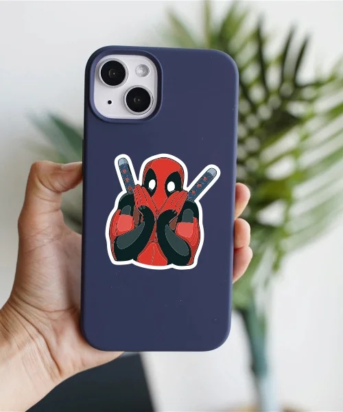 Surprised Deadpool Sticker