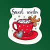 Sweet Winter   Laptop Mobile Stickers