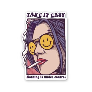 Take It Easy Sticker Take It Easy Sticker