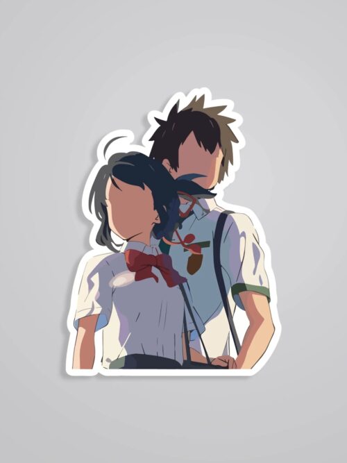 Taki And Mitsuha From Your Name Anime Stickers