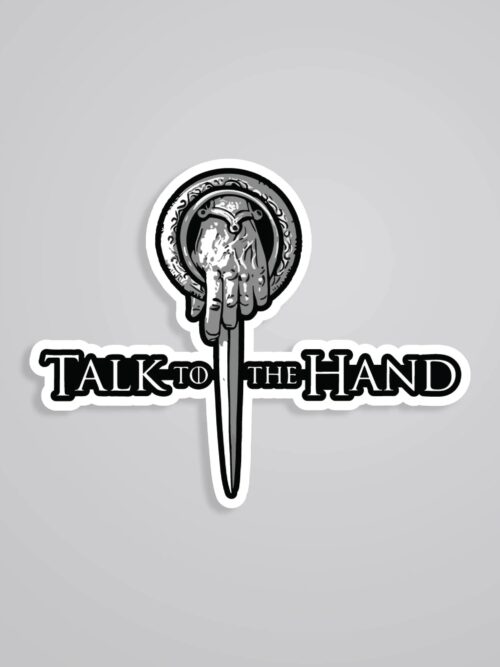 Talk To The Hand TV Shows Stickers