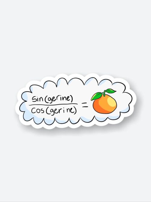 Tan Gerine Sticker