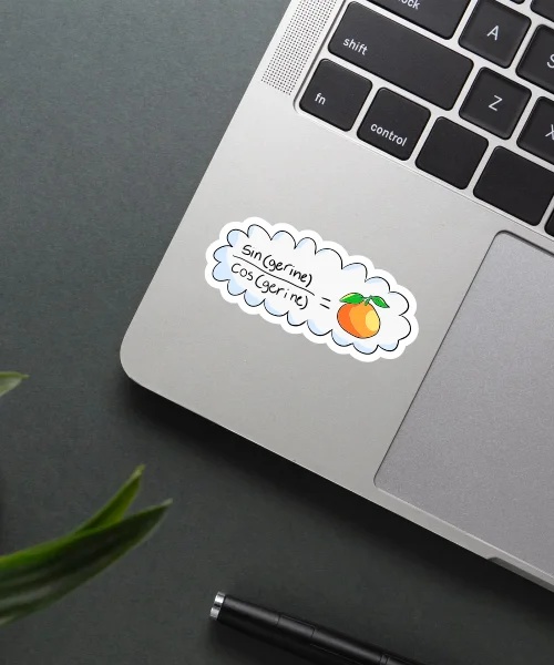 Tan Gerine Sticker