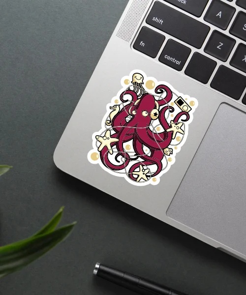 Tangled Octo Sticker Tangled Octo Sticker