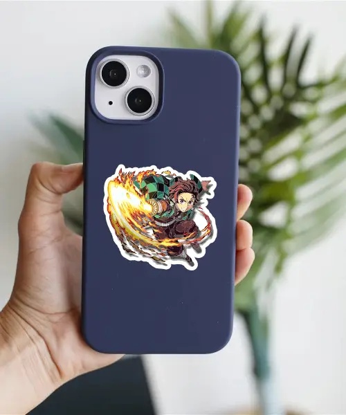 Tanjiro Attack Kimetsu No Yaiba Sticker Tanjiro Attack Kimetsu No Yaiba Sticker