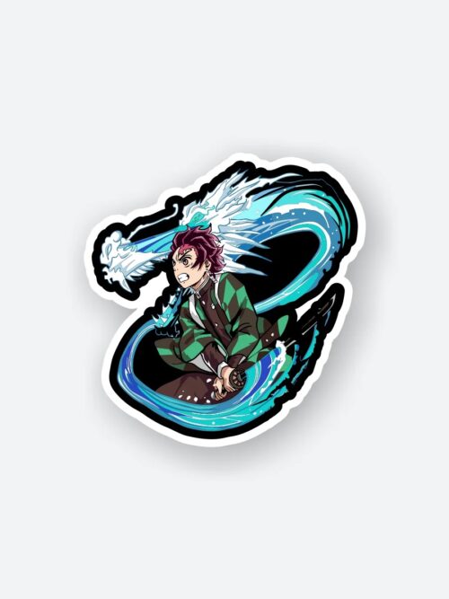 Tanjiro Kamado Attack Sticker