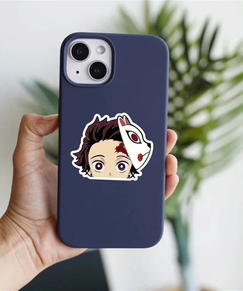 Tanjiro Kamado Demon Slayer Mask Sticker Tanjiro Kamado Demon Slayer Mask Sticker