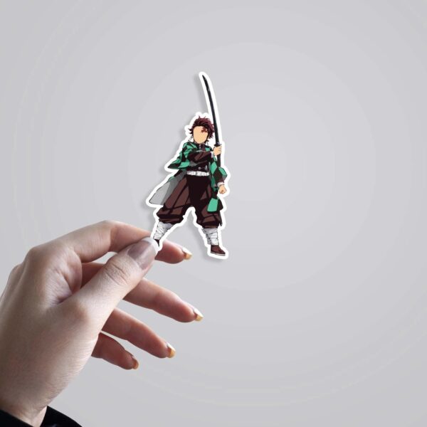 Tanjiro Kamado Minimalist Anime Stickers_2 Tanjiro Kamado Minimalist Anime Stickers