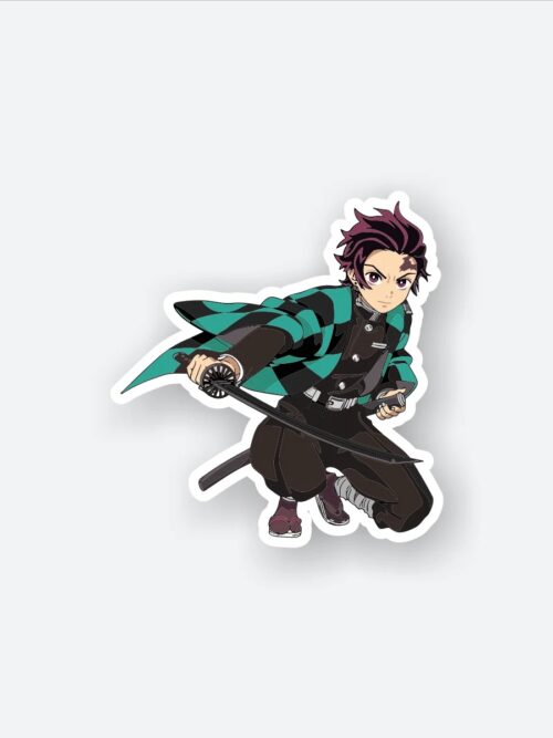 Tanjiro Sword Attack Sticker