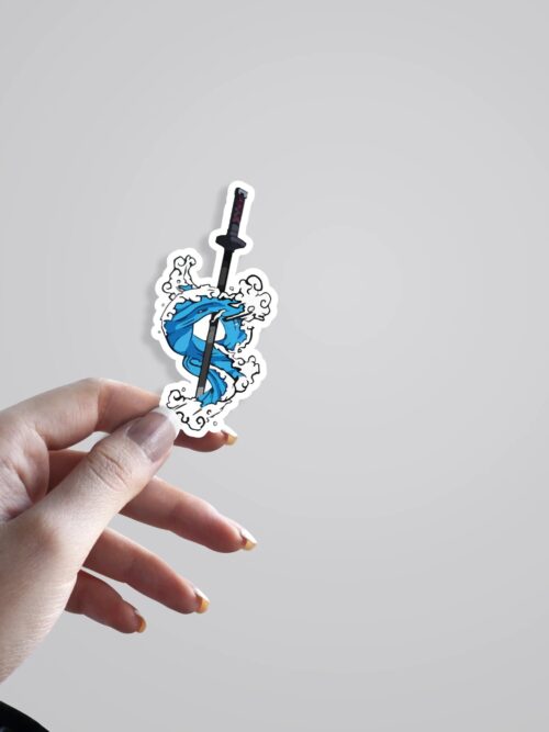 Tanjiro Water Breathing Anime Stickers