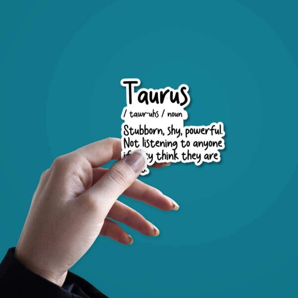 Taurus Sticker