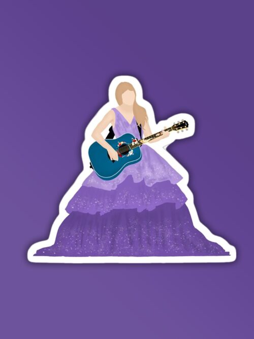 Taylor Swift Purple Eras Tour Sticker