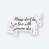 Taylor Swift Speak Now Lyrics Sticker