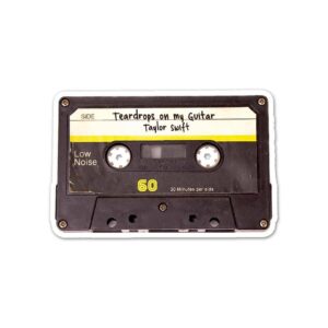 Teardrops On My Guitar Sticker