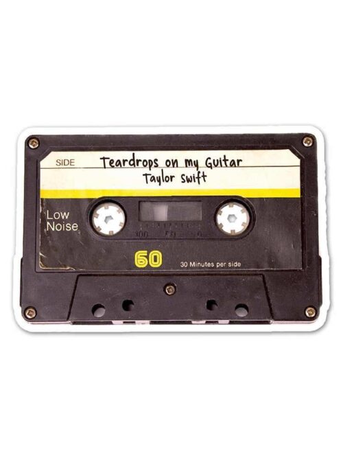 Teardrops On My Guitar Sticker