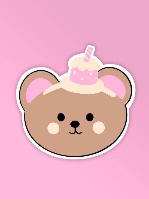Teddy   Laptop Mobile Stickers