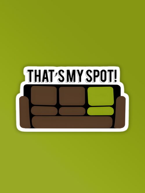 Thats My Spot   BBT Laptop   Mobile Sticker