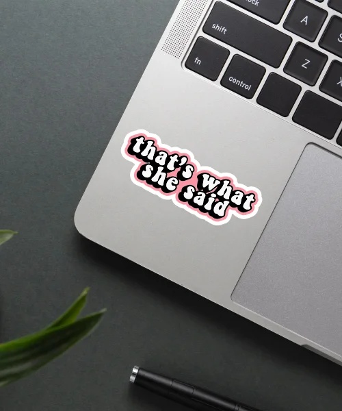 Thats What She Said Sticker