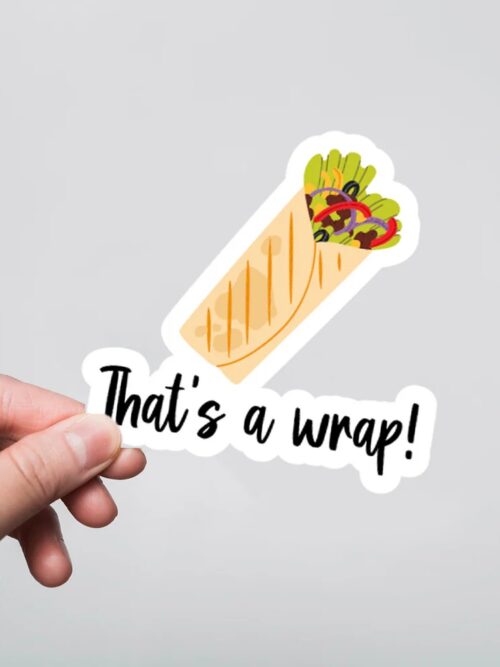 Thats A Wrap Witty Stickers