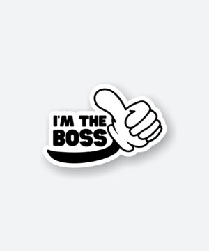 The Boss Sticker