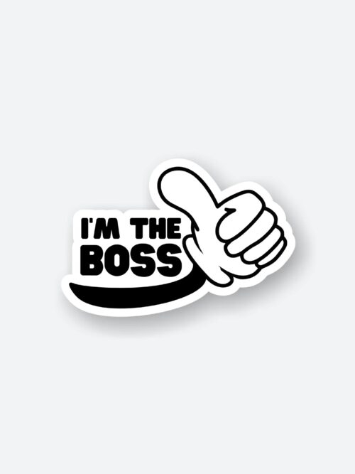 The Boss Sticker