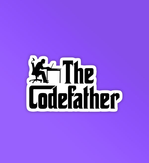 The Codefather Laptop Mobile Stickers The Codefather Laptop Mobile Stickers