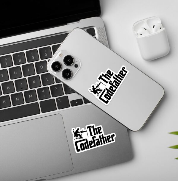 The Codefather Laptop Mobile Stickers The Codefather Laptop Mobile Stickers