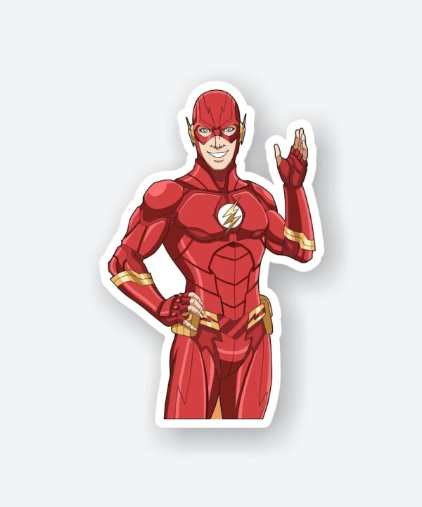 The Flash Barry Allen Sticker The Flash Barry Allen Sticker