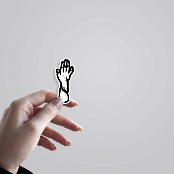 The Ghouls Cracking Hand Anime Stickers