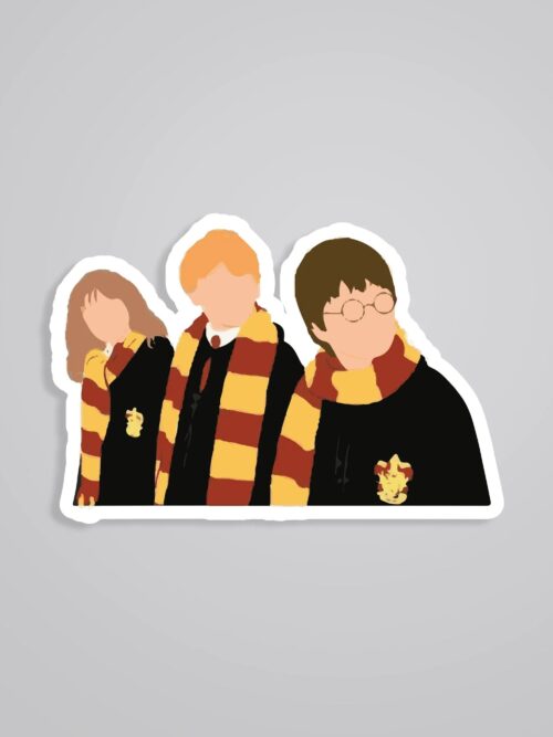 The Golden Trio Movies Stickers