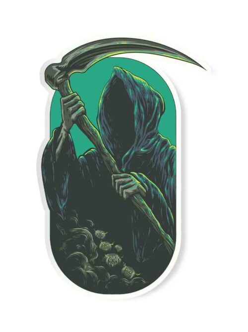 The Grim Reaper Of Death Sticker