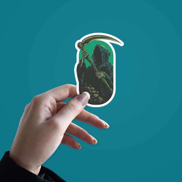 The Grim Reaper Of Death Sticker