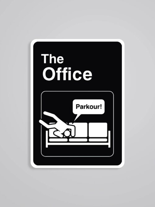 The Office Parkour TV Shows Stickers