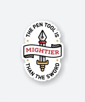 The Pen Tool Sticker