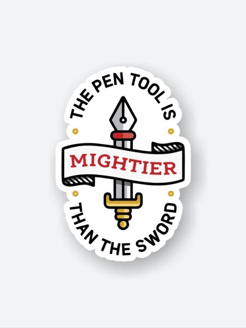 The Pen Tool Sticker