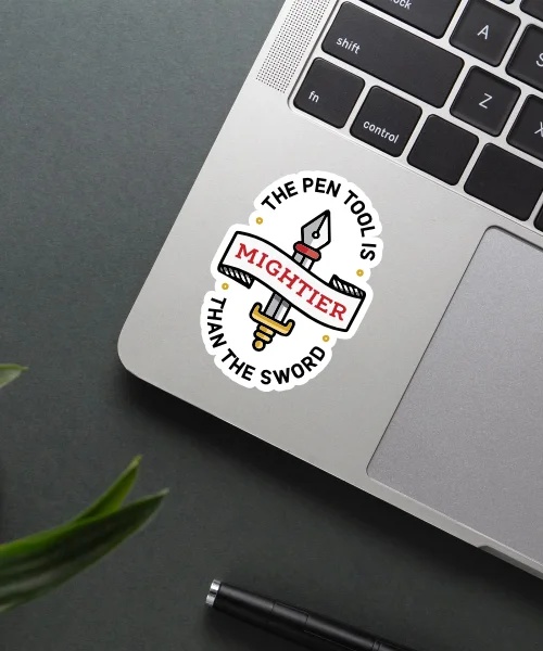 The Pen Tool Sticker The Pen Tool Sticker