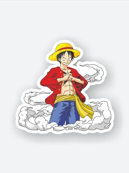 The Pirate King One Piece Sticker