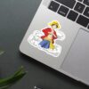 The Pirate King One Piece Sticker