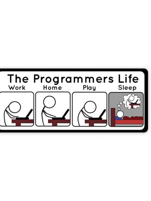 The Programmers Life Sticker