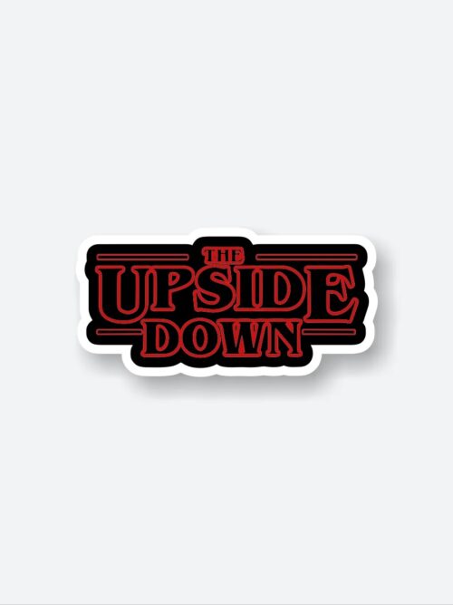 The Upside Down Sticker