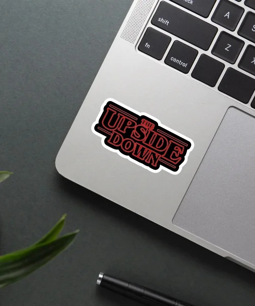 The Upside Down Sticker