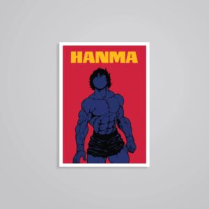 The Vibrant Force Hanma Baki Anime Stickers The Vibrant Force Hanma Baki Anime Stickers