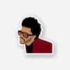 The Weeknd Blinding Lights Sticker