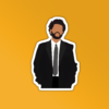 The Weeknd In Suit Sticker