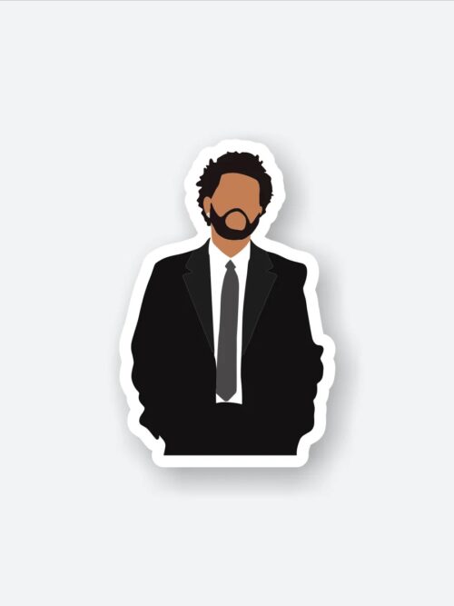 The Weeknd Suit Sticker