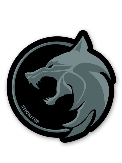 The Witcher Wolf Logo Sticker