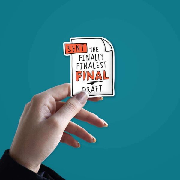 The Finally Finalest FINAL Draft Sticker