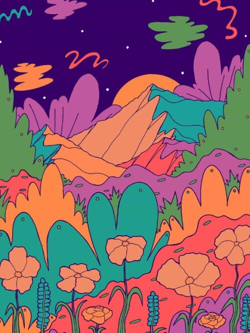 The Lands Of Spring Spring Vibes Poster